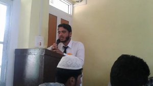 HAFIZ USAMA FAROOQ SHAH PIRZADA AT GHSS SULKOOT KUPWARA IN QIRAT COMPTITION ON 09/05/2019