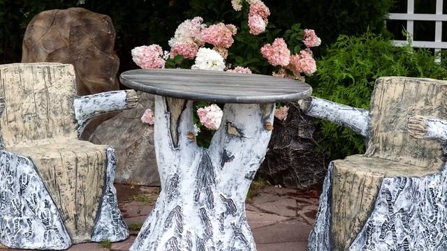 Садовая мебель из стеклопластика комплект берёзка смотреть онлайн