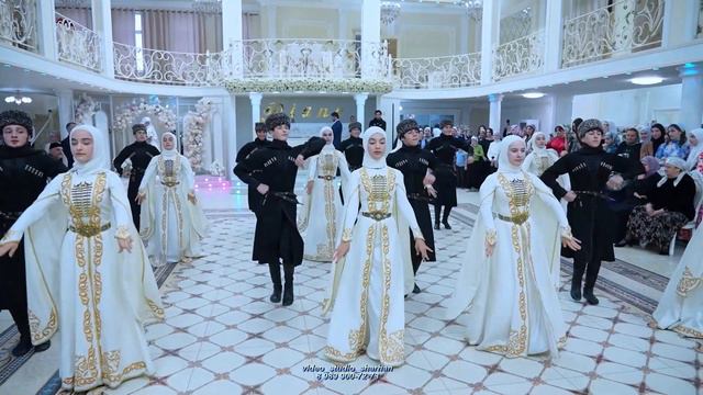 Свадьба в Пиано. 9.10.2023.Очень Красивый Чеченский Национальный Танец. Видео Студия Шархан