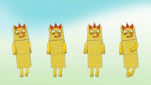 NUMBERBLOCKS v NUMBERJACKS ADDING MULTIPLE COUNTING BIG NUMBERS part 6 standing tall Oniee Mirza