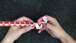 ? КОРОНА №2 из змейки Рубика 24 элемента. Фигура № 45