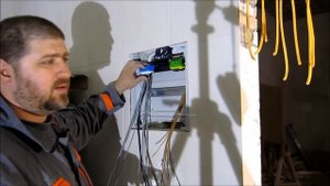 Сборка щита на 12 модулей
