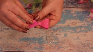 МК Банти из глиттерного фоамирана / Заколка из фоамирана своими руками / Bow from foamiran