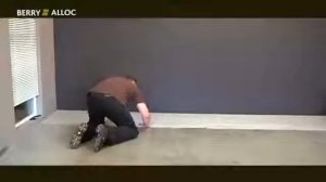 Укладка ламината Berry Alloc с алюминиевым замком