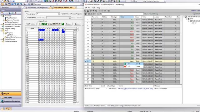 ? Visual C#: Mitsubishi PLC - MC Protocol(Do not use MX Component) смотреть онлайн