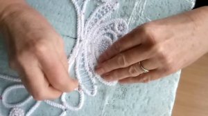 Румынское кружево. Декоративный шов 3
