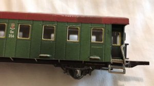 Вагон паровоза. Сборная модель.