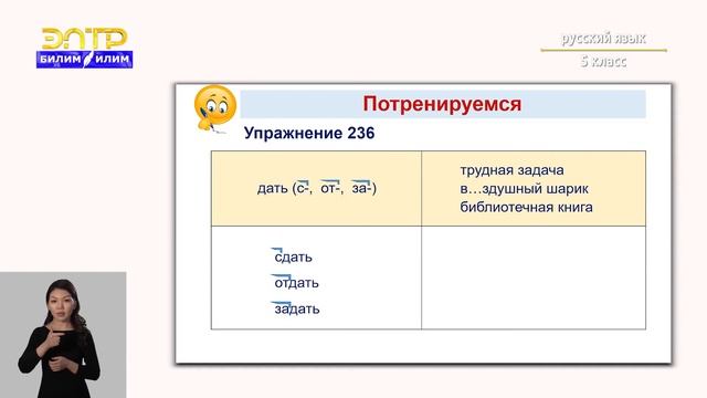 5-класс | Русский язык | Значимые части слова. Приставка