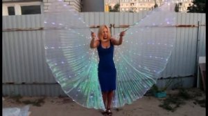 Светодиодные крылья разноцветные