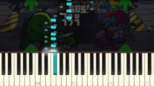 Reactor - FNF Vs. Imposter V3 - VERY EASY Piano tutorial