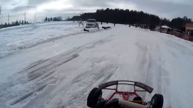 Зимний картинг. Полевской. 7 этап. Класс Е. 1 заезд смотреть онлайн