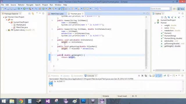 12.3.1 Getters & Setters (Java Code) смотреть онлайн