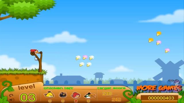 Angry Birds Ice Cream Skill Game Walkthrough Levels 1-6 смотреть онлайн