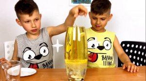 Лава из масла. Эксперимент цветной вулкан .