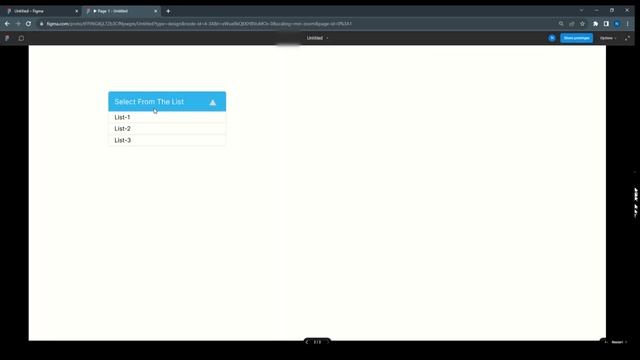 Create a dropdown list using Figma Variables | Interactive Dropdown Menu using figma variables.