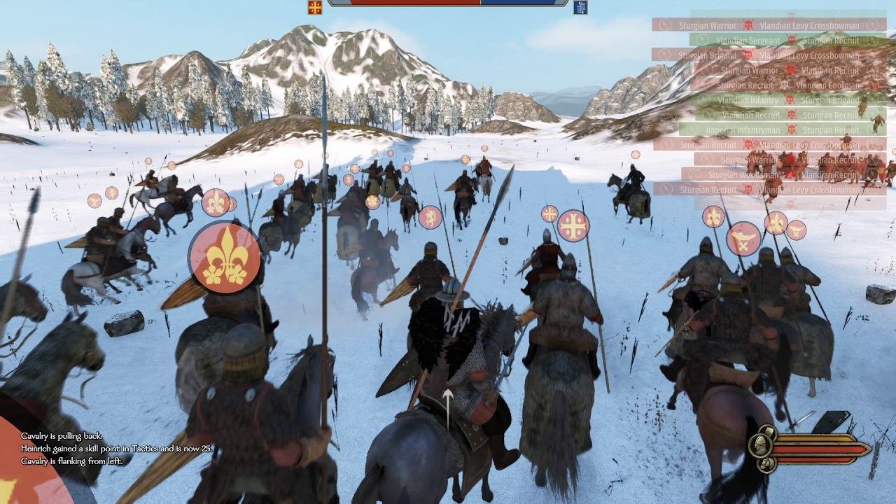 Mount And Blade 2 Bannerlord Первое масштабное сражение под руководством компа!