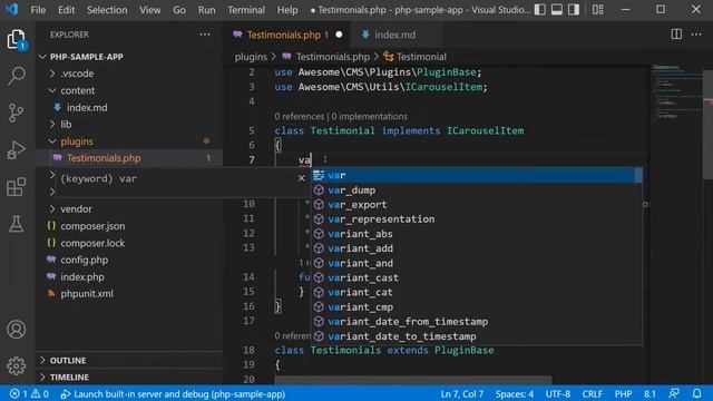 PHP Tools for Visual Studio Code - Introduction