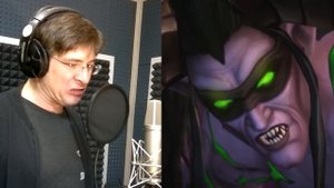 Голос ИЛЛИДАНА из WARCRAFT озвучивает свои реплики