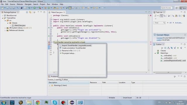 Пишем плагины для Minecraft #1 - Основы написания смотреть онлайн