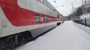 Отправление поезда Мурманск-санкт-петербург №021 С Мурманского вокзала