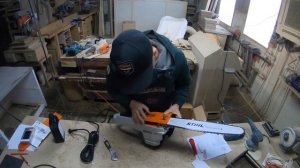 Распаковка электропилы Stihl MSE 250C