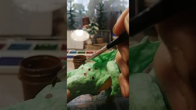 Новогодние игрушки из ваты.Продолжение. смотреть онлайн