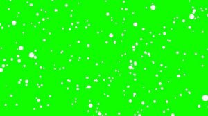 ЛЕТАЮЩИЕ БЕЛЫЕ ШАРЫ на ЗЕЛЕНОМ ФОНЕ / ANIMATION WHITE BALLS on GREEN SCREEN