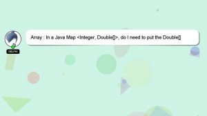 Array : In a Java Map  Integer, Double[] , do I need to put the Double[] after getting and modifyin