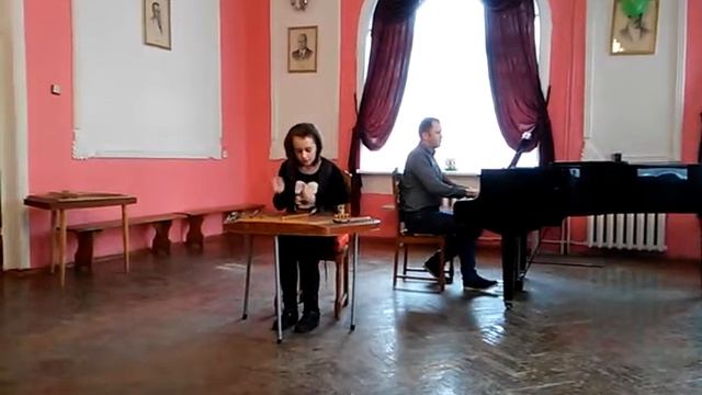 Полиянова Дарья "Вальс- Этюд" (цимбалы) смотреть онлайн