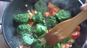 Филе форели под сливочным шпинатом. Очень нежная и вкусная рыбка!