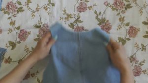 Шьем сарафан для девочки из джинсовой юбки