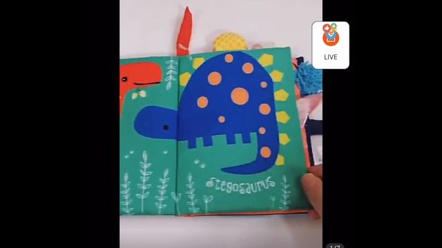 Мягкая книжка для малышей