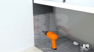 Инструкция по установке ванной на ножках, с болтом