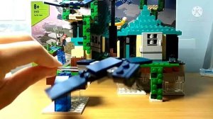 обзор на набор Lego Minecraft небесная башня 21173