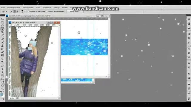 Делаем зимний банер для канала/Vlada Smile