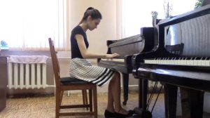 Полина Велькер (общее ф-но) - Дюбюк вариации на русскую песню "Вдоль по улице метелица метёт"