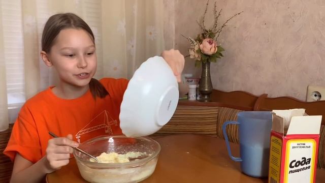 Готовим морковное печенье ?