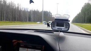 Замер разгона 0-100 на MB GLK 300 после тюнинга