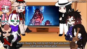Upper Moons + Muzan React To Hantengu VS Tanjiro, Nezuko And Genya // Gacha Club