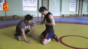Защита от прохода в ноги - Олимпийский чемпион Владимир Хинчегашвили. Вольная борьба и грепплинг.