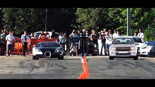 ВАЗ обогнал Bugatti Veyron смотреть онлайн