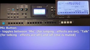 Yamaha PSR-E473 Mic Input (& PSR-EW425)