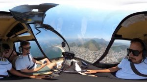 Maxime & Léo - Helicopter Tour - Rio de Janeiro - Brazil 2023 - VR 360 VIDEO