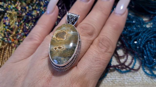 1129.Посеребрение.Натуральные камни. смотреть онлайн