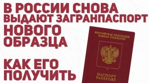 В России снова выдают загранпаспорт нового образца. Как его получить