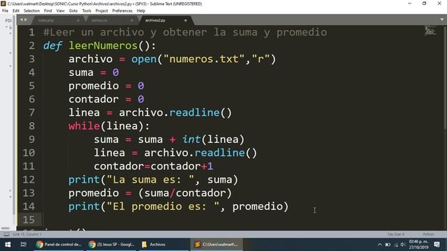 Tutorial Python 3 #16 Ejercicios con Archivos смотреть онлайн