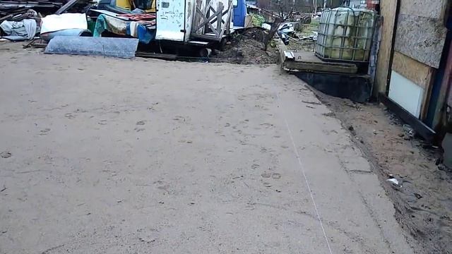 Начинаем строить котельную на плите 8.7х6.6 с ребрами жесткости. Подготовили подушку смотреть онлайн