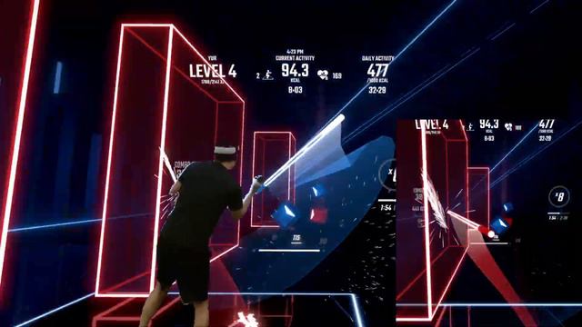 Beat Saber | OxT - Hollow Hunger [Overlord S4 OP] | Virtual Desktop, Quest 2 | Kinect Mixed Reality смотреть онлайн