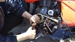 Zongshen ZS250GS замена обгонной муфты