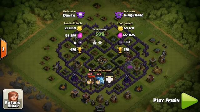 How To Ballinion No heroes No Spells 2 star TH 9's Clash of Clans смотреть онлайн